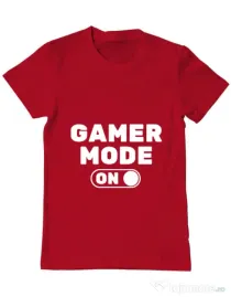 Tricou ADLER barbat Gamer mode on Rosu