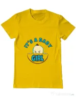 Tricou ADLER barbat It’s a baby girl Galben