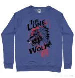 Bluza ADLER barbat The lone wolf Albastru melanj