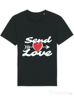 Tricou STANLEY STELLA barbat Send love Negru