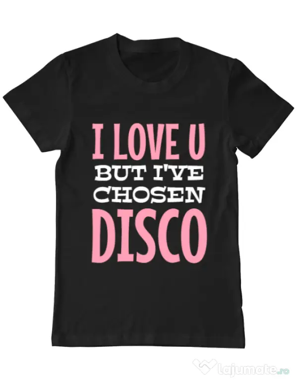 Tricou ADLER barbat I’ve chosen disco Negru