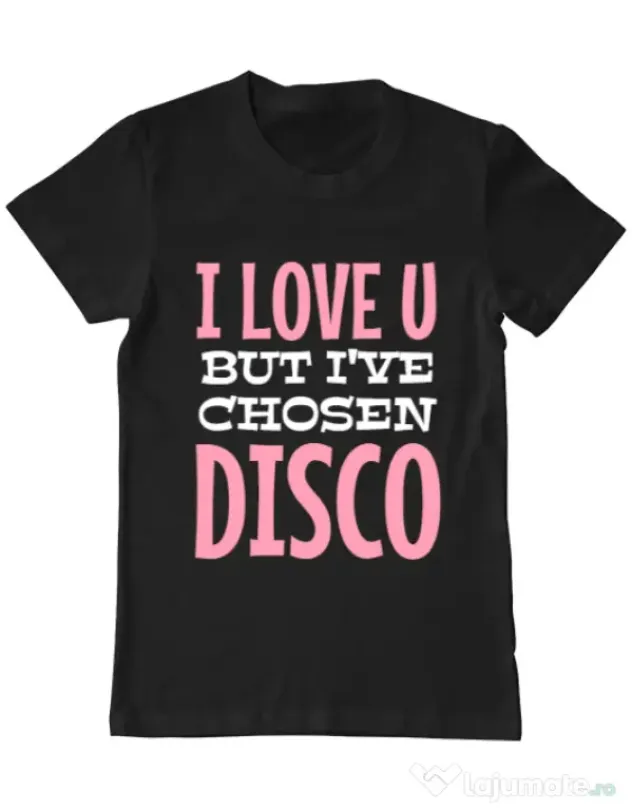 Tricou ADLER barbat I’ve chosen disco Negru