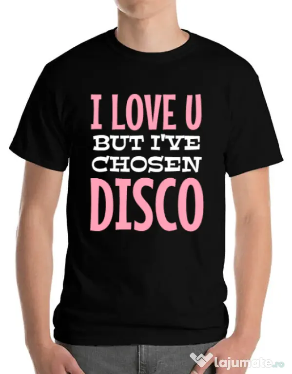 Tricou ADLER barbat I’ve chosen disco Negru