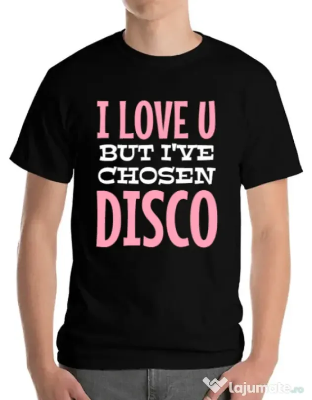 Tricou ADLER barbat I’ve chosen disco Negru