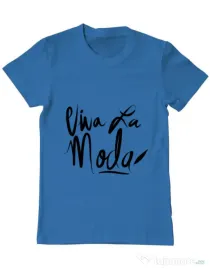 Tricou ADLER barbat Viva la moda Albastru azuriu