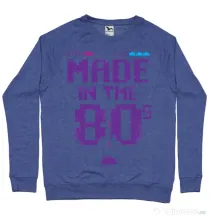 Bluza ADLER barbat Made in the 80s Albastru melanj