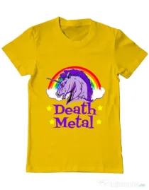 Tricou ADLER barbat Death Metal Galben