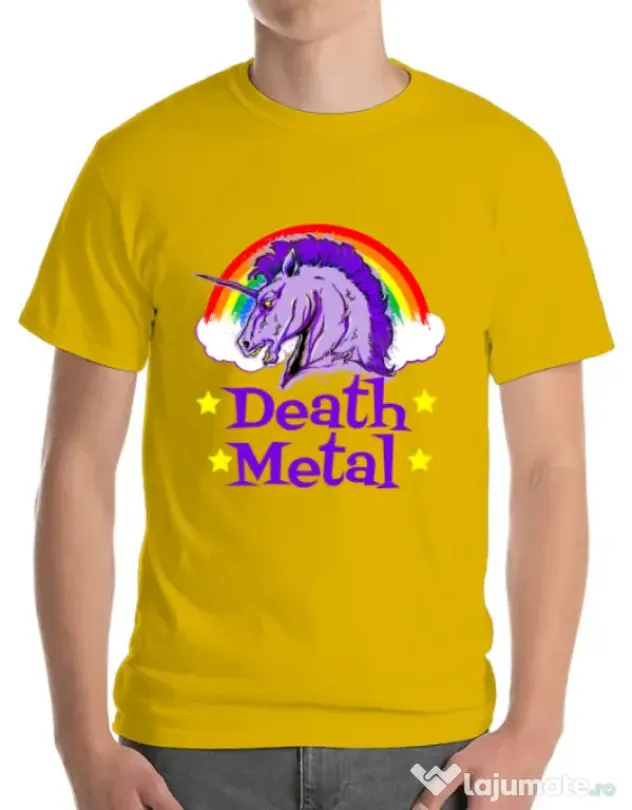 Tricou ADLER barbat Death Metal Galben