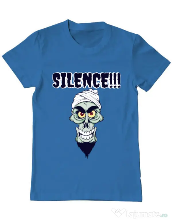 Tricou ADLER barbat Silence Albastru azuriu