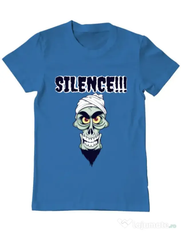 Tricou ADLER barbat Silence Albastru azuriu