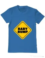 Tricou ADLER barbat Baby bump Albastru azuriu