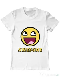 Tricou ADLER barbat Awesome Alb