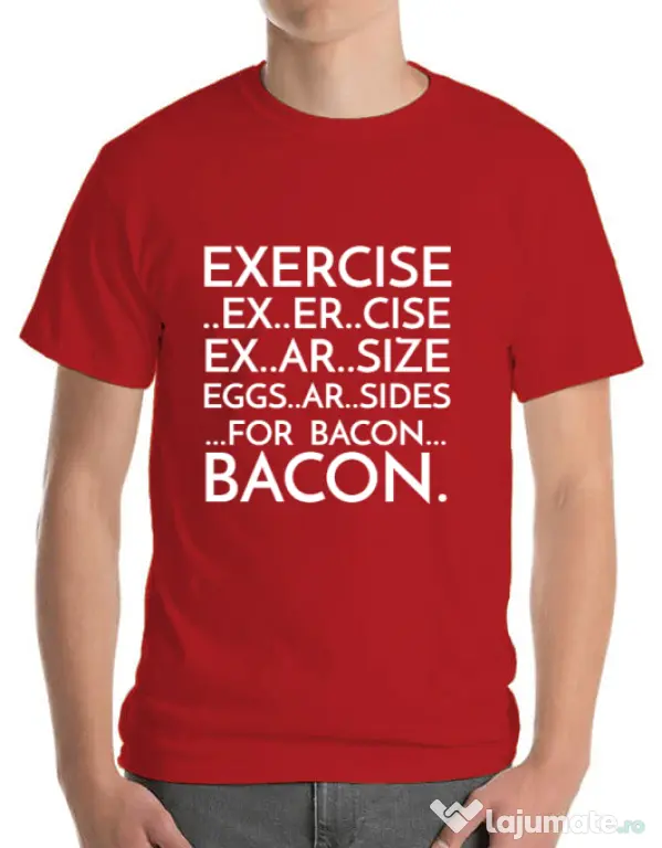 Tricou ADLER barbat Exercise Rosu