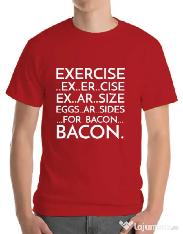 Tricou ADLER barbat Exercise Rosu