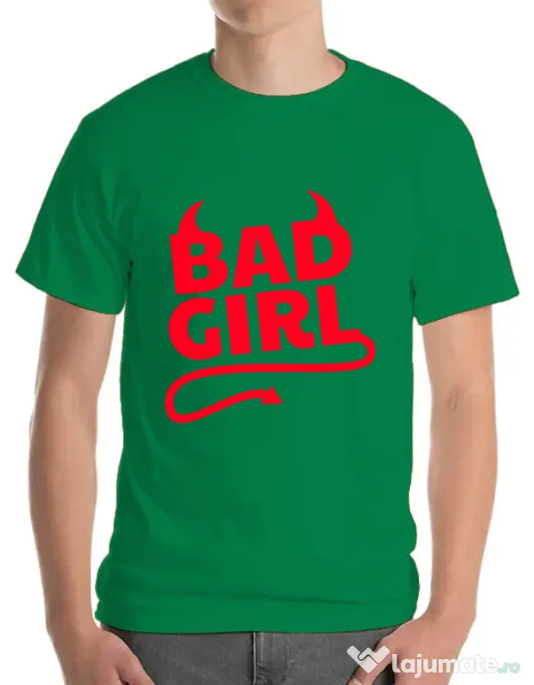 Tricou ADLER barbat Bad girl Verde mediu