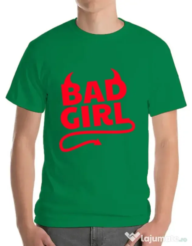 Tricou ADLER barbat Bad girl Verde mediu