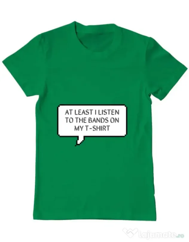 Tricou ADLER barbat T-shirt band Verde mediu