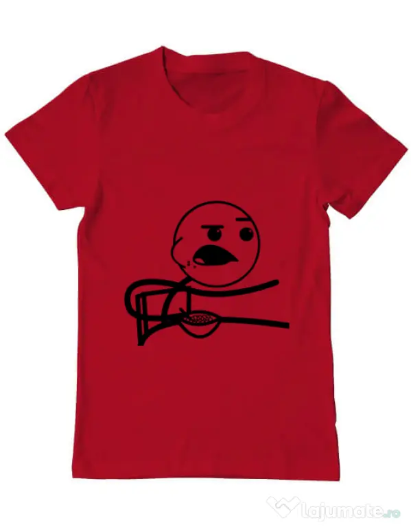 Tricou ADLER barbat Cereal Guy Rosu