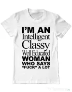 Tricou ADLER barbat Classy Woman Alb