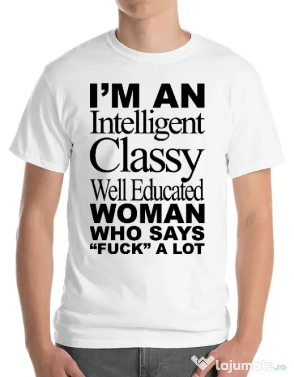 Tricou ADLER barbat Classy Woman Alb