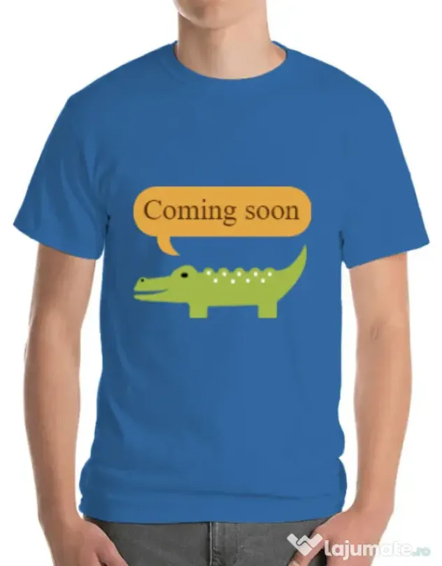 Tricou ADLER barbat Coming soon Albastru azuriu