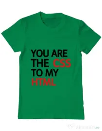 Tricou ADLER barbat CSS to HTML Verde mediu