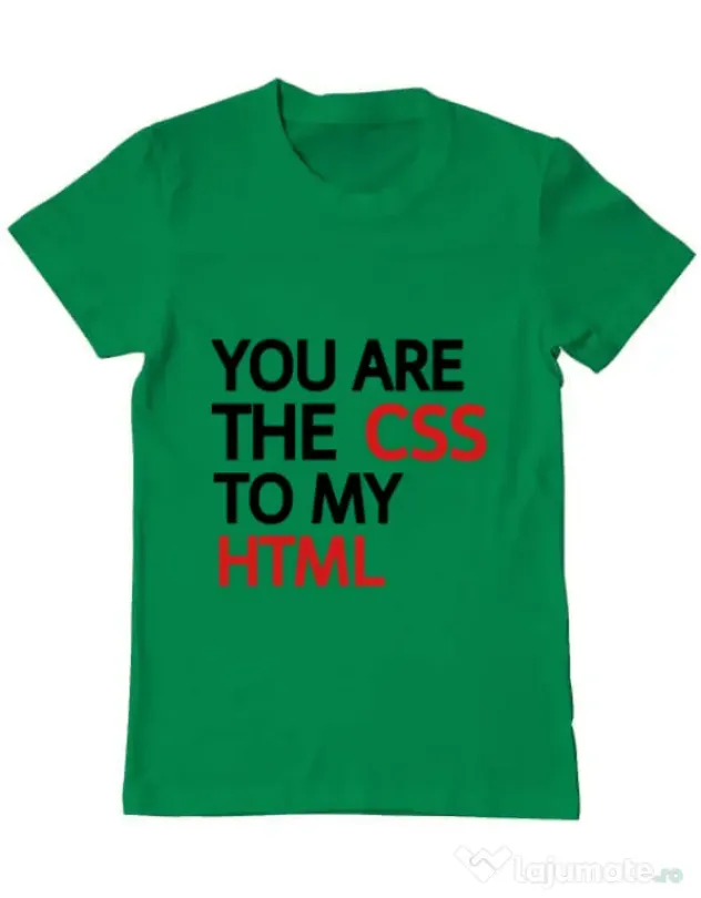 Tricou ADLER barbat CSS to HTML Verde mediu