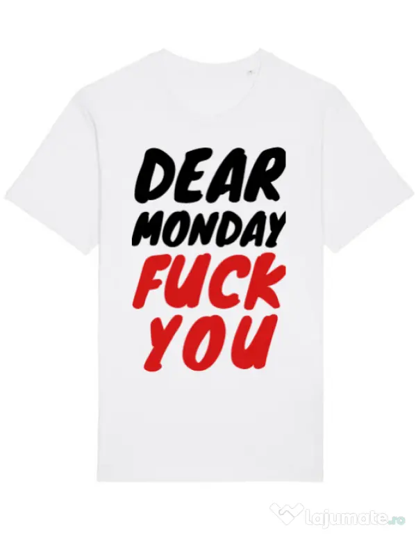 Tricou STANLEY STELLA barbat Dear monday Alb