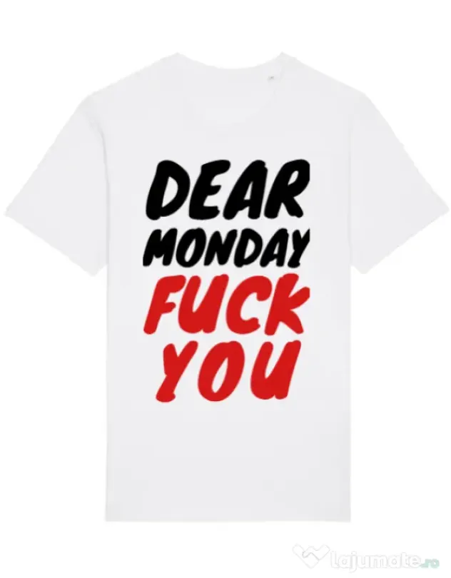 Tricou STANLEY STELLA barbat Dear monday Alb