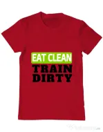 Tricou ADLER barbat Eat clean Rosu