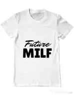 Tricou ADLER barbat Future Milf Alb