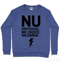 Bluza ADLER barbat Nu imbatranesc Albastru melanj