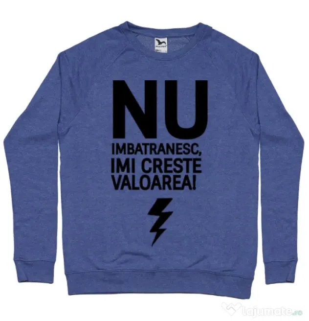Bluza ADLER barbat Nu imbatranesc Albastru melanj
