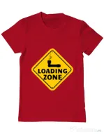 Tricou ADLER barbat Loading zone Rosu