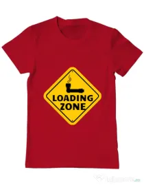 Tricou ADLER barbat Loading zone Rosu