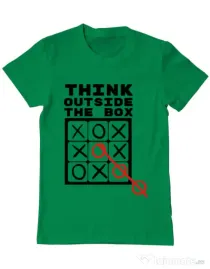 Tricou ADLER barbat Think outside the box Verde mediu