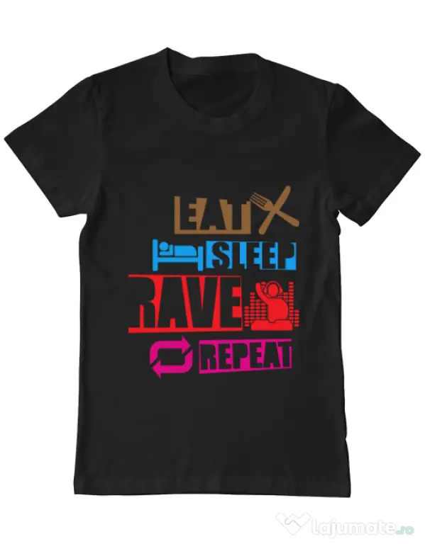 Tricou ADLER barbat Raver Negru