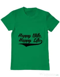 Tricou ADLER barbat Happy life Verde mediu
