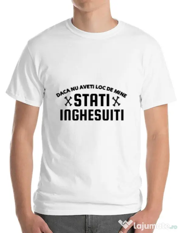 Tricou ADLER barbat Stati inghesuiti Alb