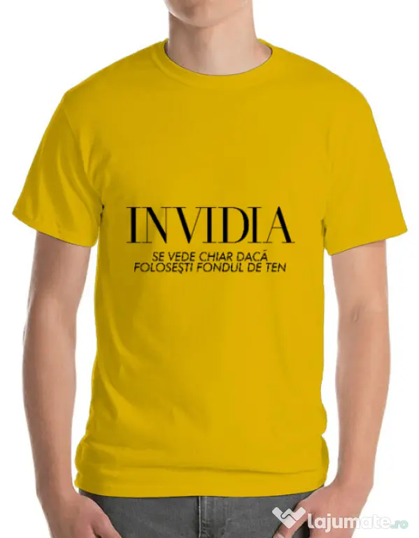 Tricou ADLER barbat Invidia Galben
