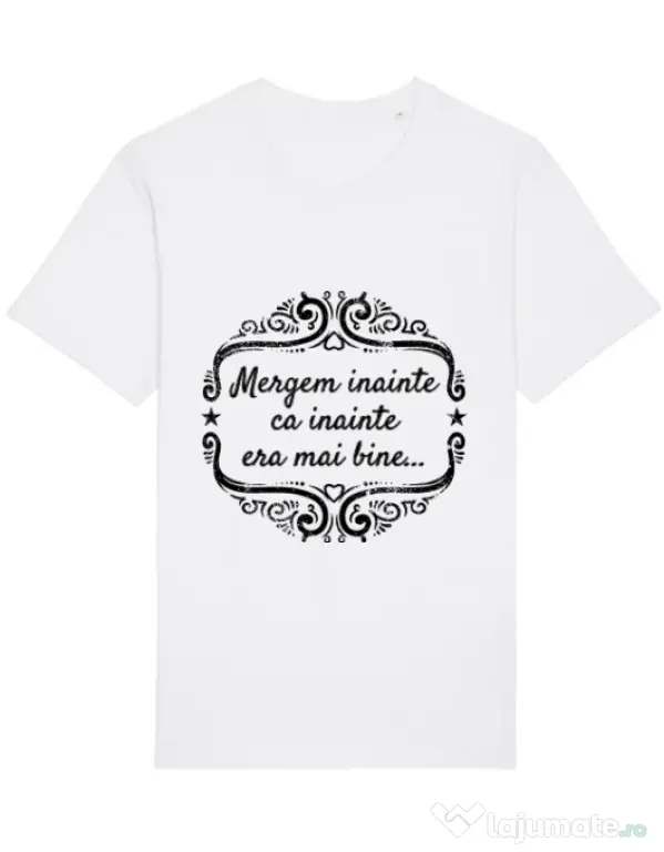 Tricou STANLEY STELLA barbat Mergem inainte Alb