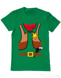 Tricou ADLER barbat Cowboy Suit 1 Verde mediu