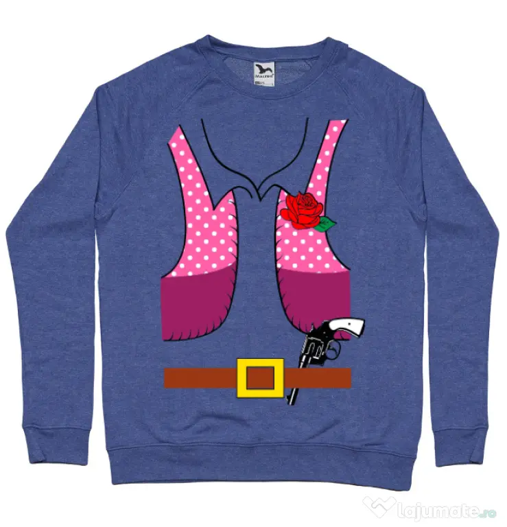 Bluza ADLER barbat Cowboy suit 2 Albastru melanj