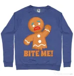 Bluza ADLER barbat Bite me Albastru melanj