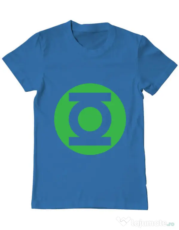 Tricou ADLER barbat Green lantern Albastru azuriu
