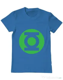 Tricou ADLER barbat Green lantern Albastru azuriu