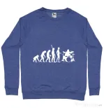Bluza ADLER barbat Drummer evolution Albastru melanj