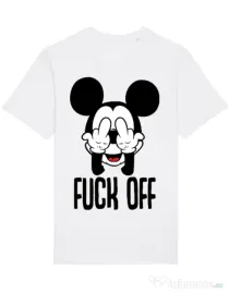 Tricou STANLEY STELLA barbat Fuck off Alb