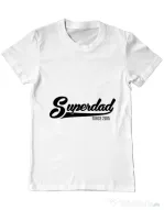 Tricou ADLER barbat Superdad Alb