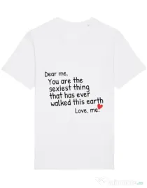 Tricou STANLEY STELLA barbat Dear me Alb